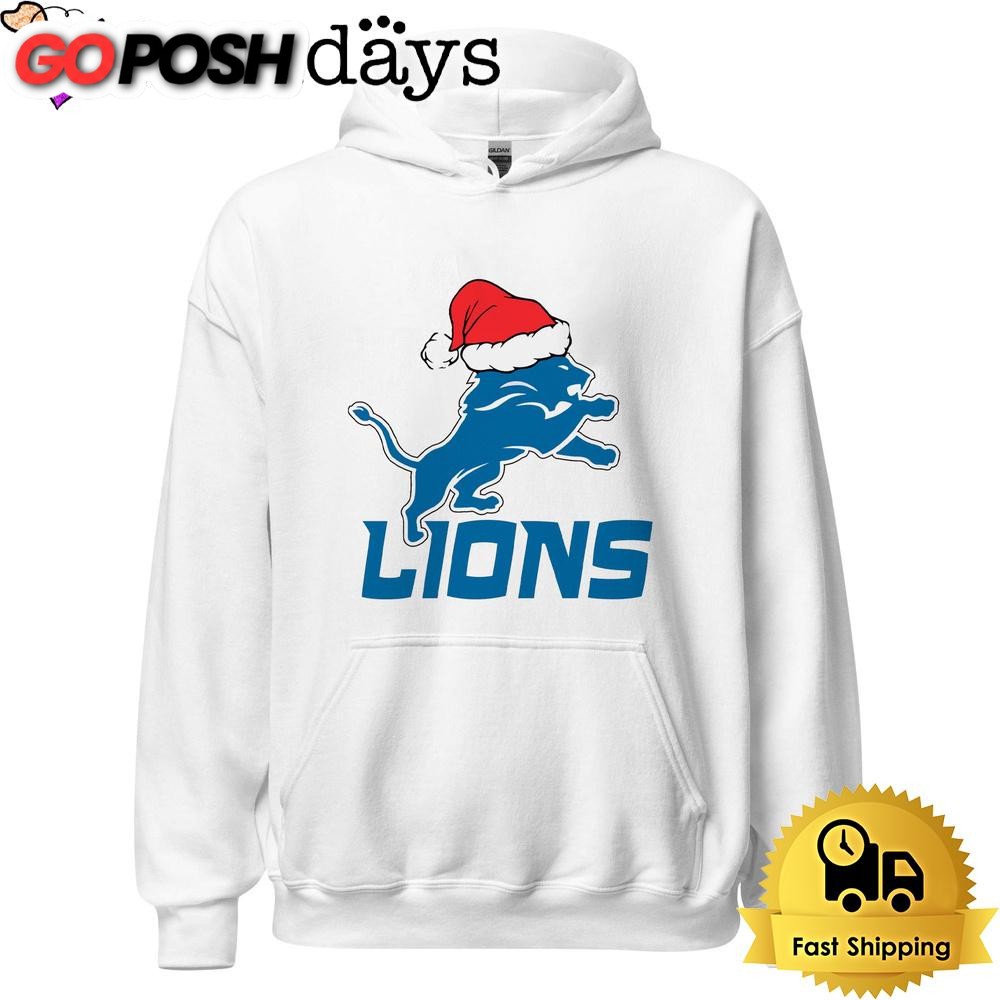 detroit-lions-logo-christmas-santa-hat-t-shirt-fabjlz24 Detroit Lions Logo Christmas Santa Hat T Shirt