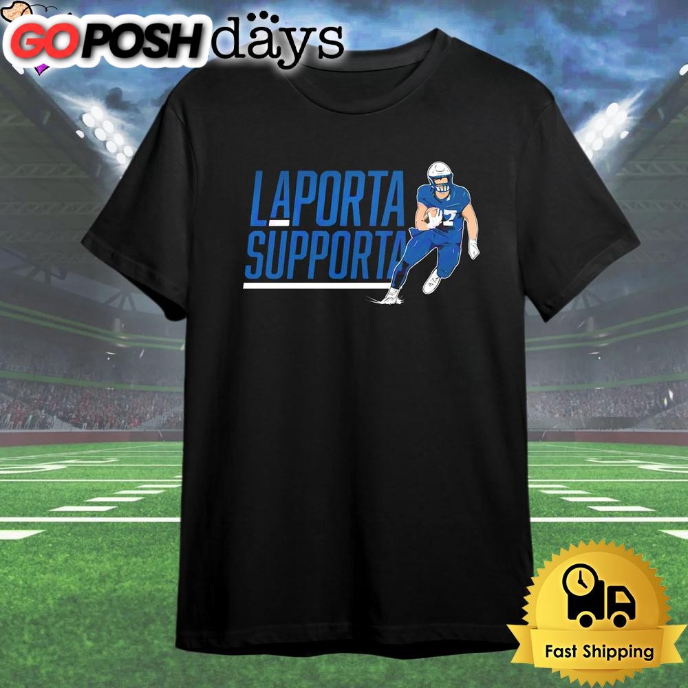 Detroit Lions Sam Laporta Supporta T Shirt