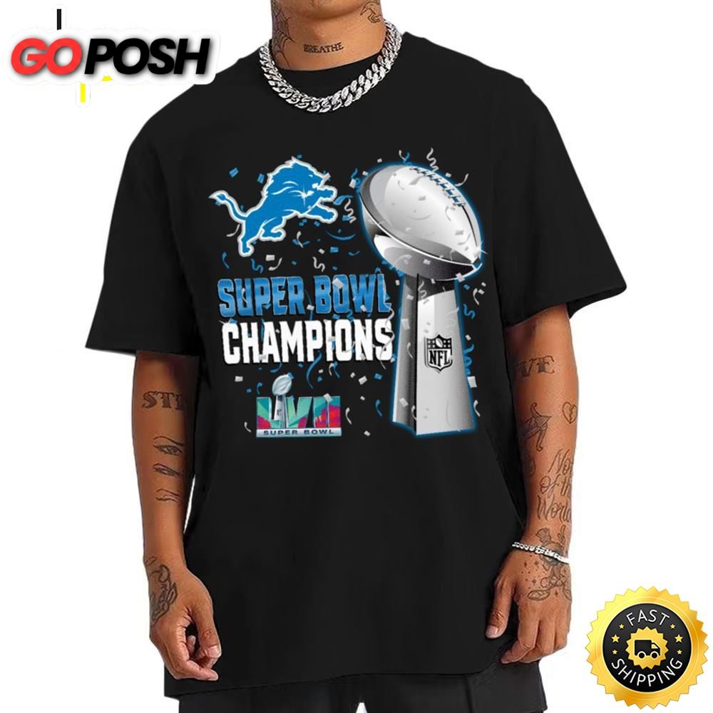 Detroit Lions Super Bowl Lvii 2025 Champions T