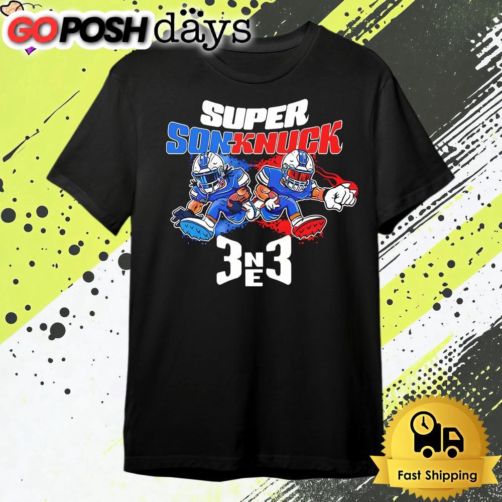 Detroit Lions Super Sonknuck Gibbs And Montgomery T Shirt