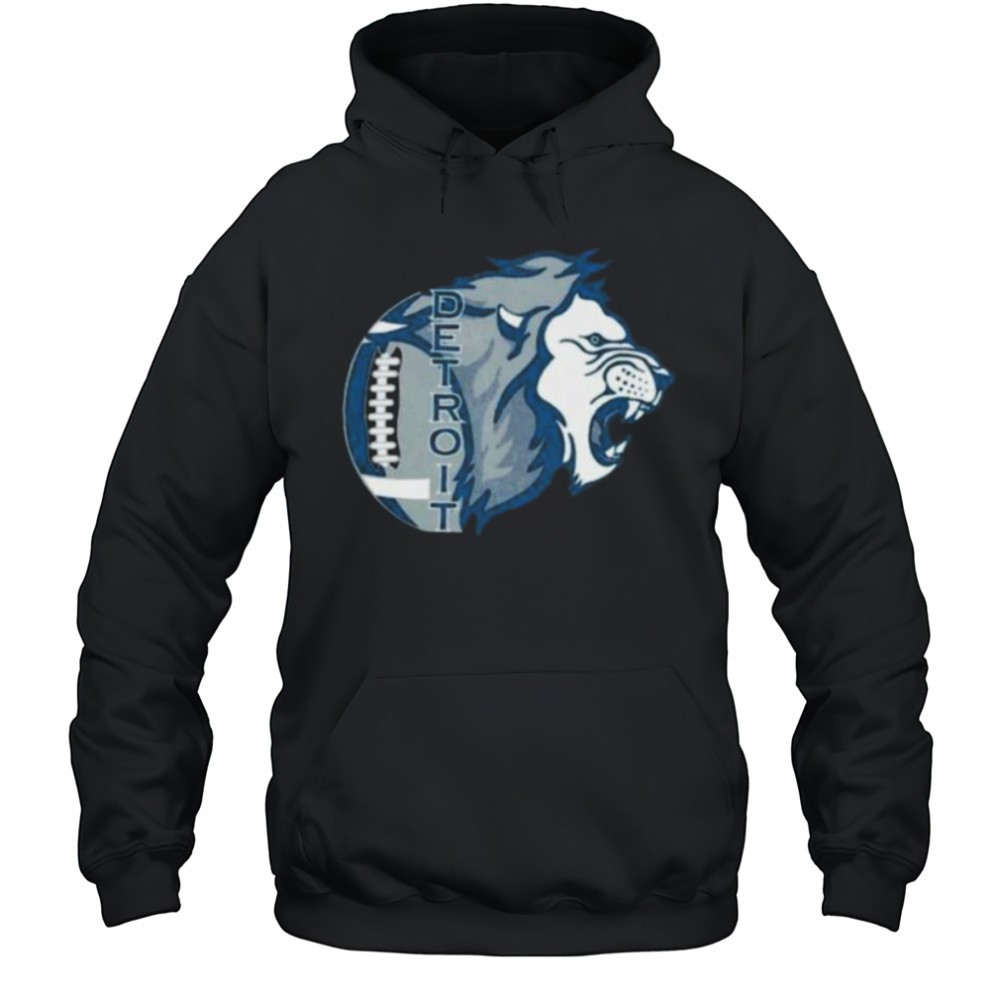 Detroit Lions Washed Oversized Vintage Mens Shirt
