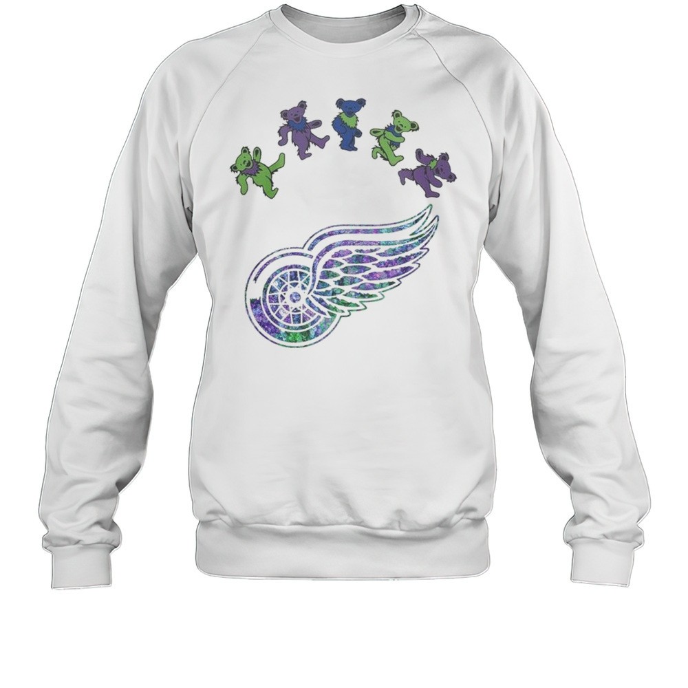 Detroit Red Wings NHL X Grateful Dead Night 2025 Hockey Shirt