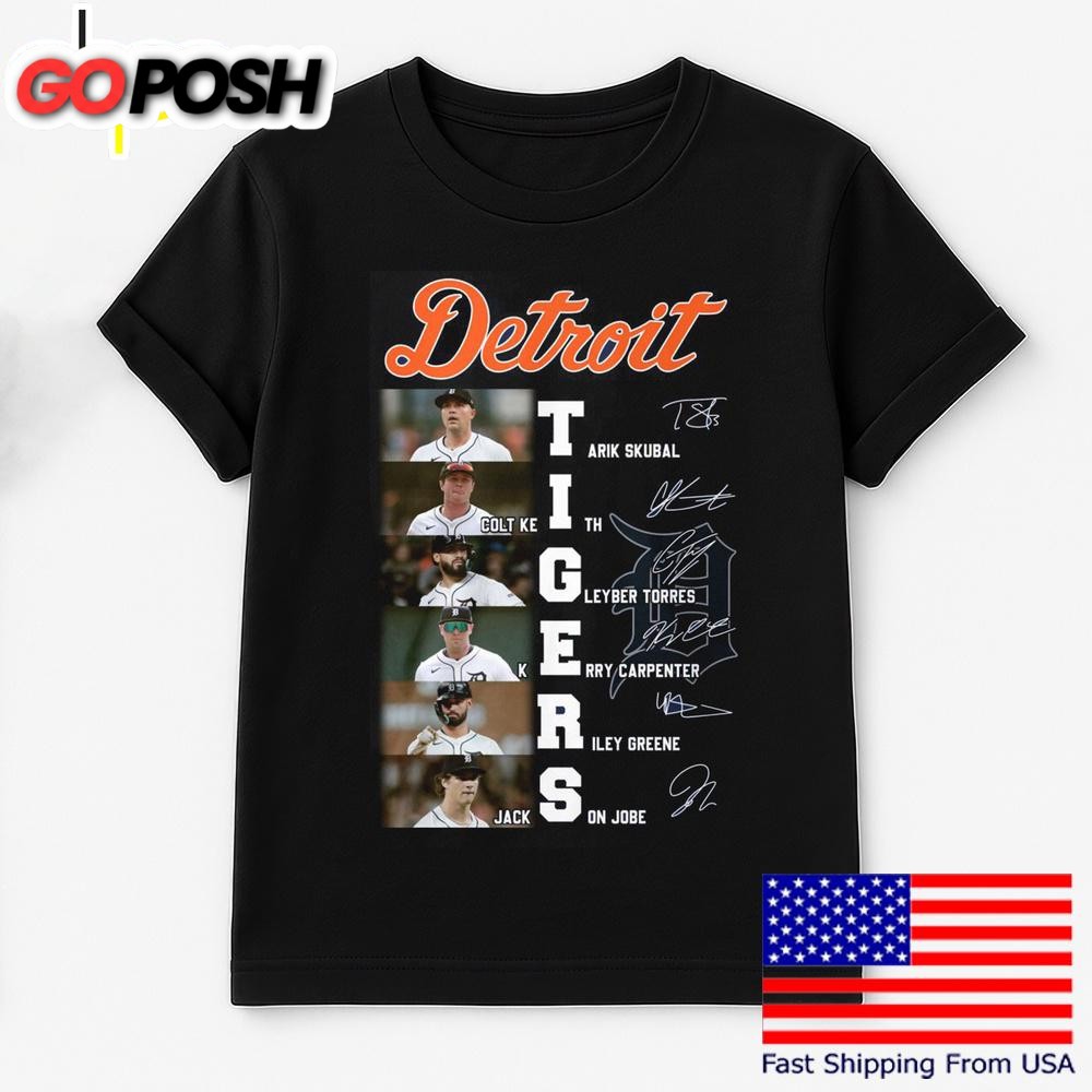 Detroit Tigers Baseball Star 2025 T Shirt