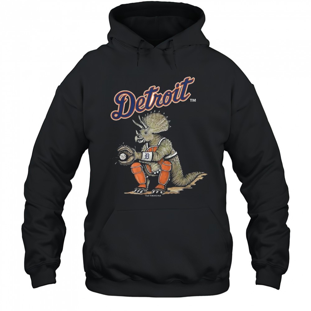 Detroit Tigers baseball tiny turnip triceratops shirt