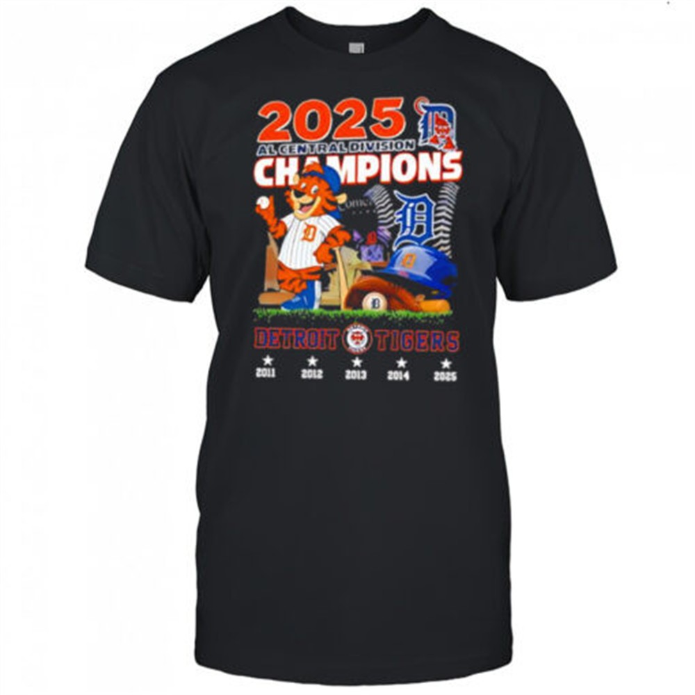 detroit-tigers-mascot-2025-al-central-division-champions-shirt-qjuixpg2 Detroit Tigers mascot 2025 AL Central Division Champions shirt