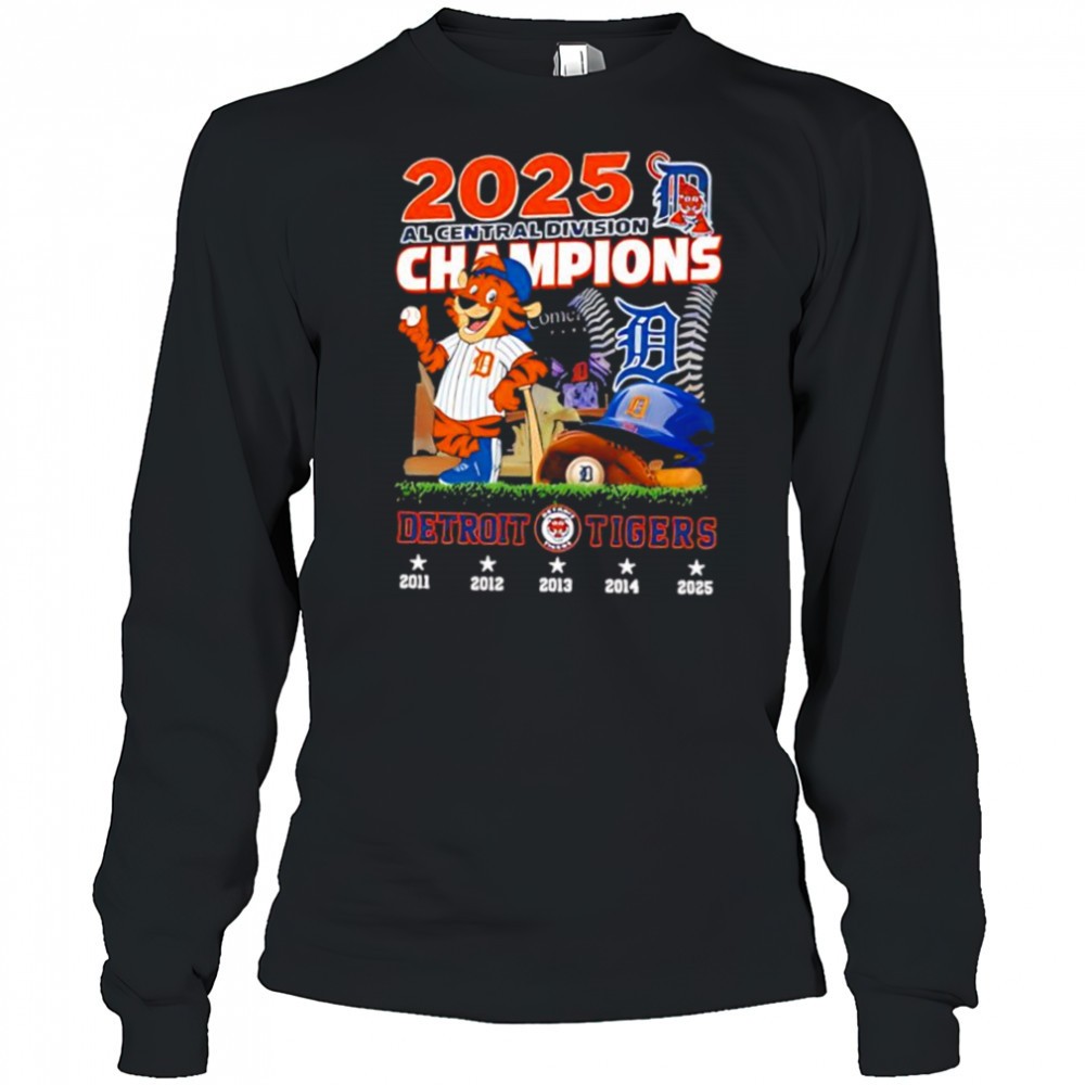 detroit-tigers-mascot-2025-al-central-division-champions-shirt-qjuixpg2 Detroit Tigers mascot 2025 AL Central Division Champions shirt