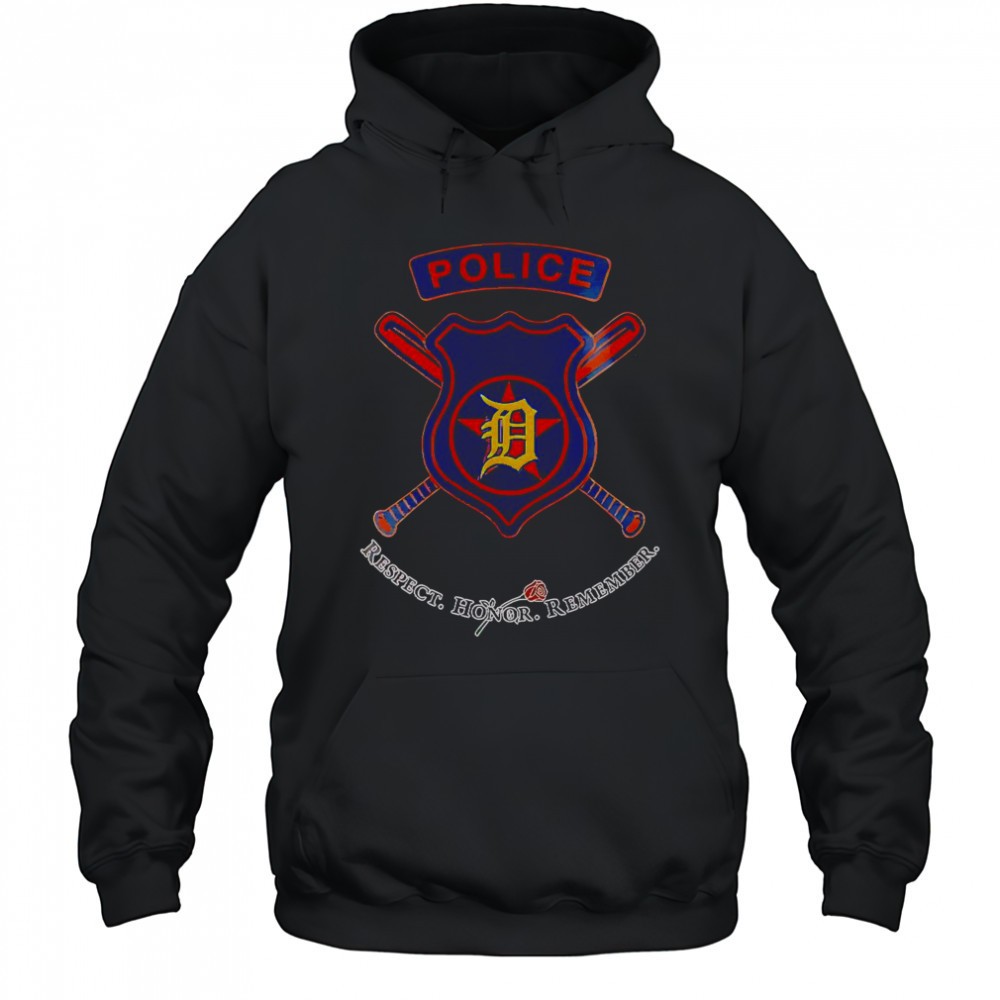 Detroit Tigers National Police Week Night 2025 Baseball T-Shirt