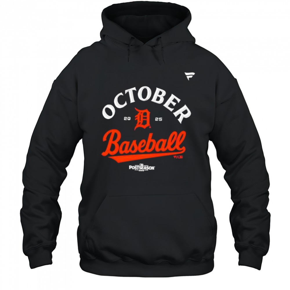 Detroit Tigers October Baseball 2025 shirt
