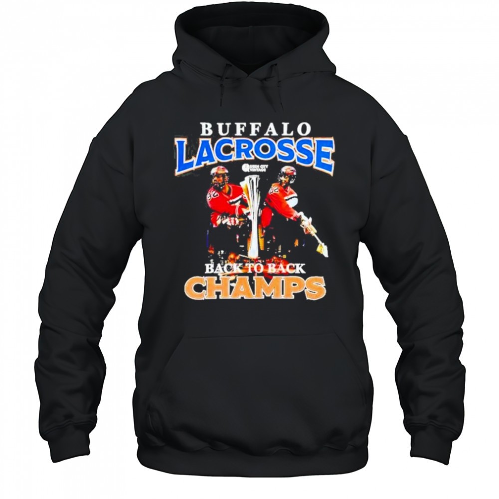 Dhane And Josh Buffalo Lacrosse Back To Back Champs Shirt