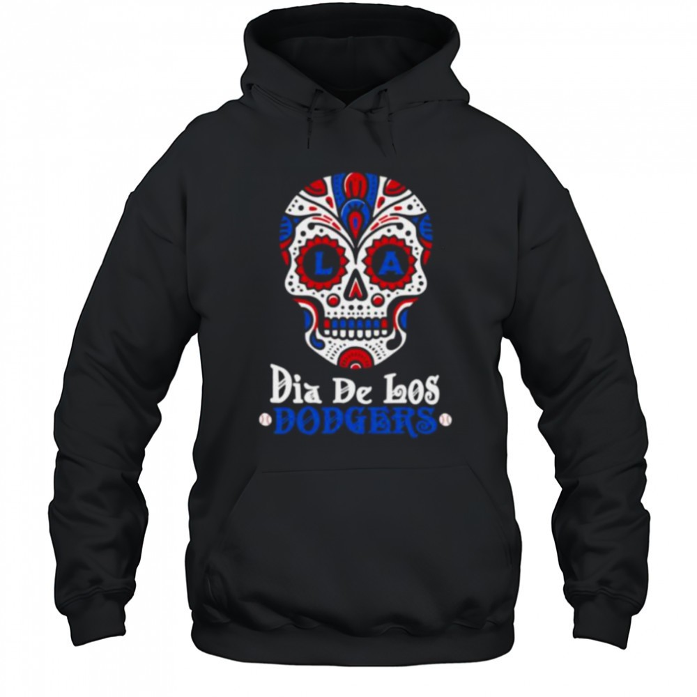 Dia De Los Dodgers Los Angeles Dodgers Sugar Skull Shirt