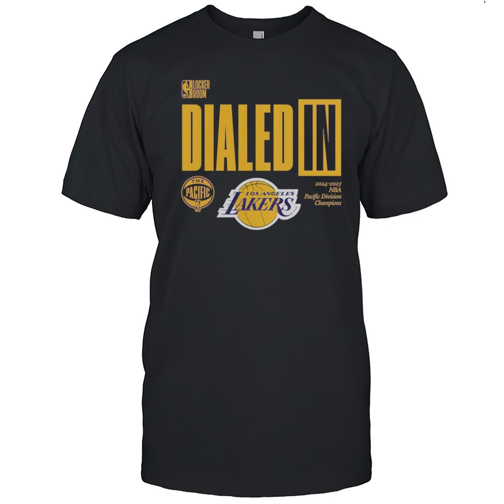 dialed-in-los-angeles-lakers-teeworksusa-2025-pacific-division-champions-shirt-zklwqn3p Dialed In Los Angeles Lakers TeeWorksUSA 2025 Pacific Division Champions Shirt