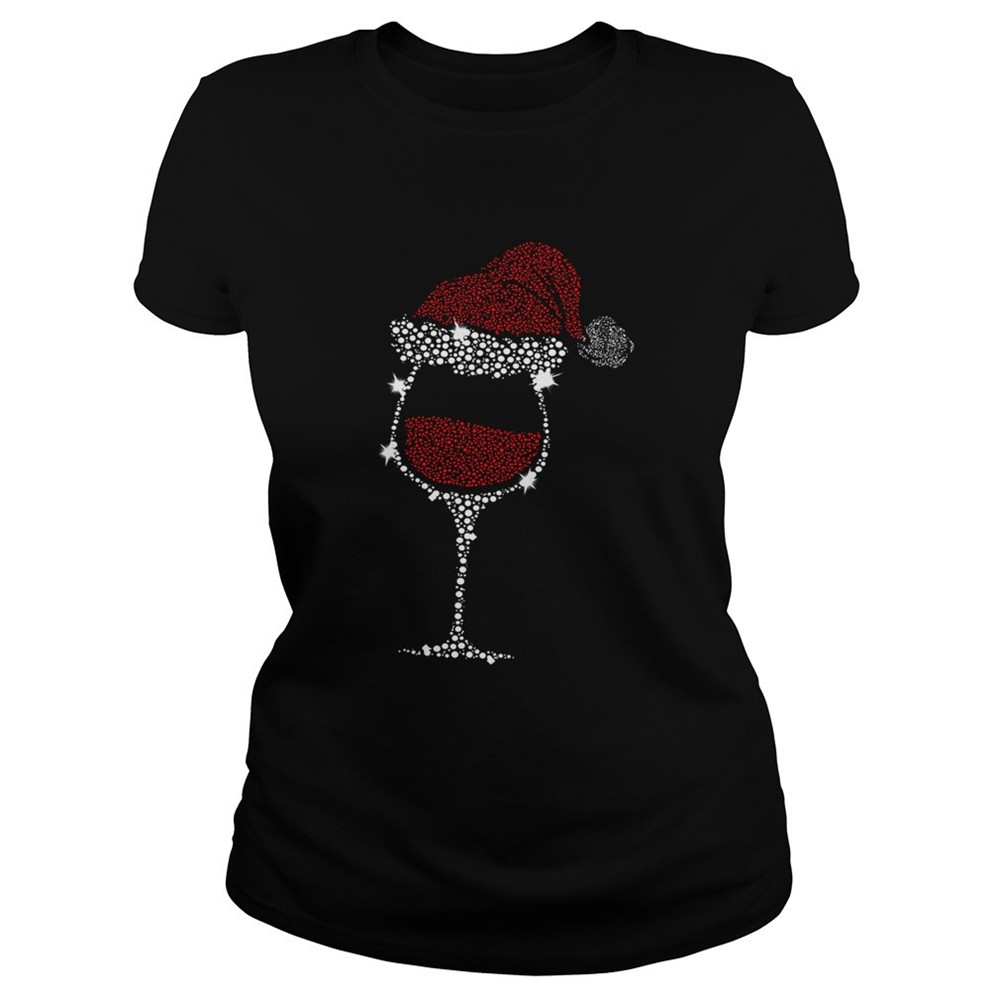 diamond-wine-glasses-santa-hat-christmas-shirt-xeqqaxl7 Diamond Wine Glasses Santa Hat Christmas shirt