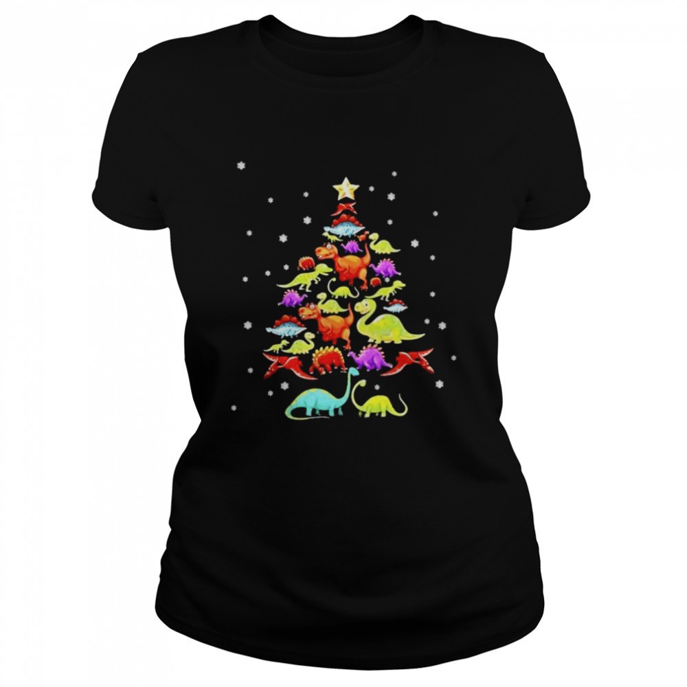 dinosaur-christmas-tree-shirt-eqnvg27y Dinosaur Christmas tree shirt