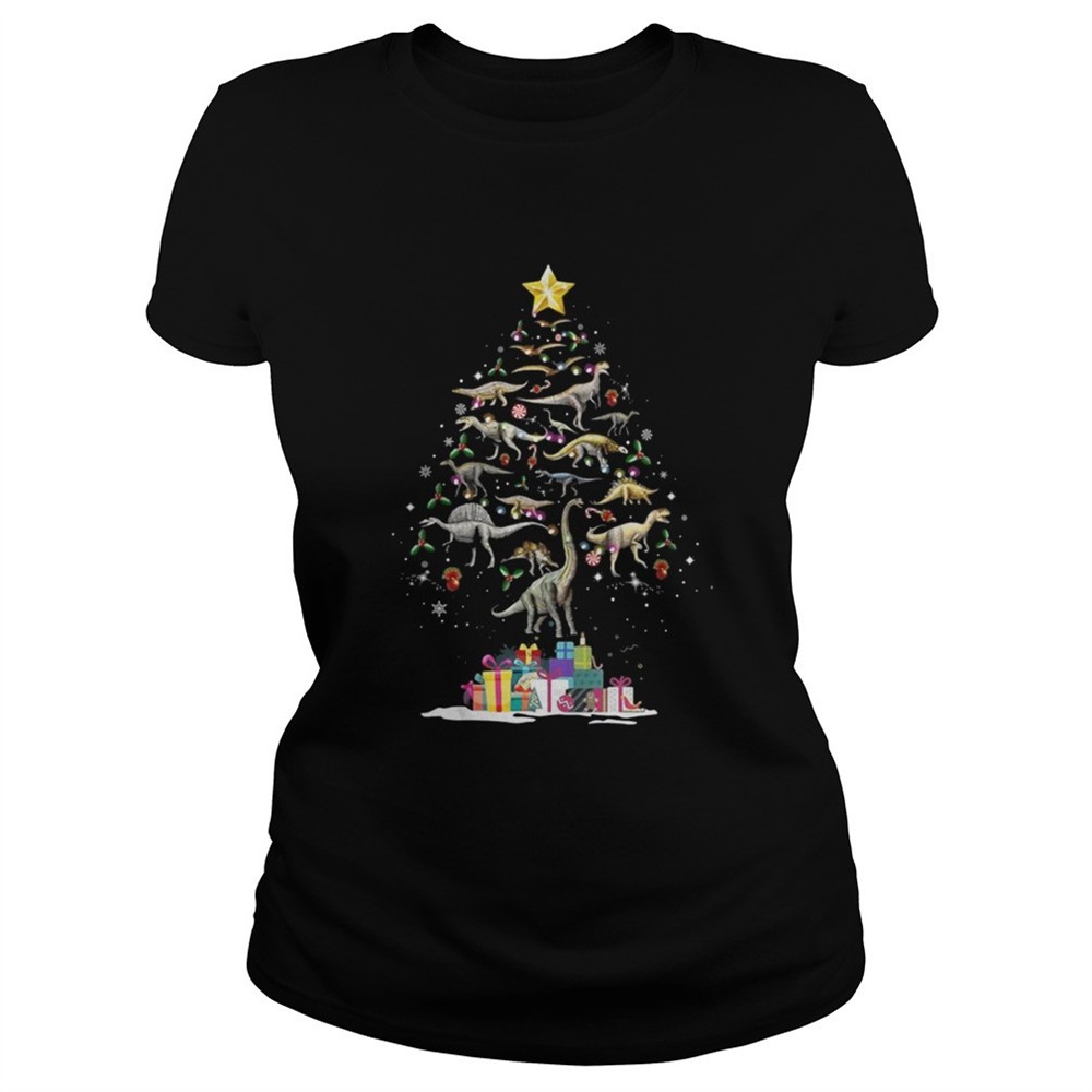 Dinosaur Christmas Tree Shirt