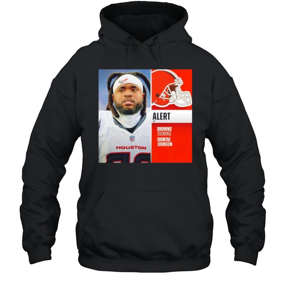Diontae Johnson alert Cleveland Browns shirt