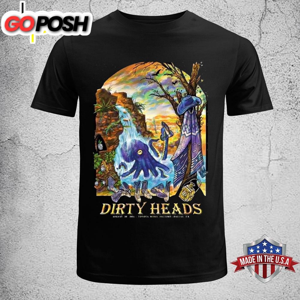 Dirty Heads 2025 The Pavilion At Toyota Music Factory In Irving Tour Unisex T-Shirt