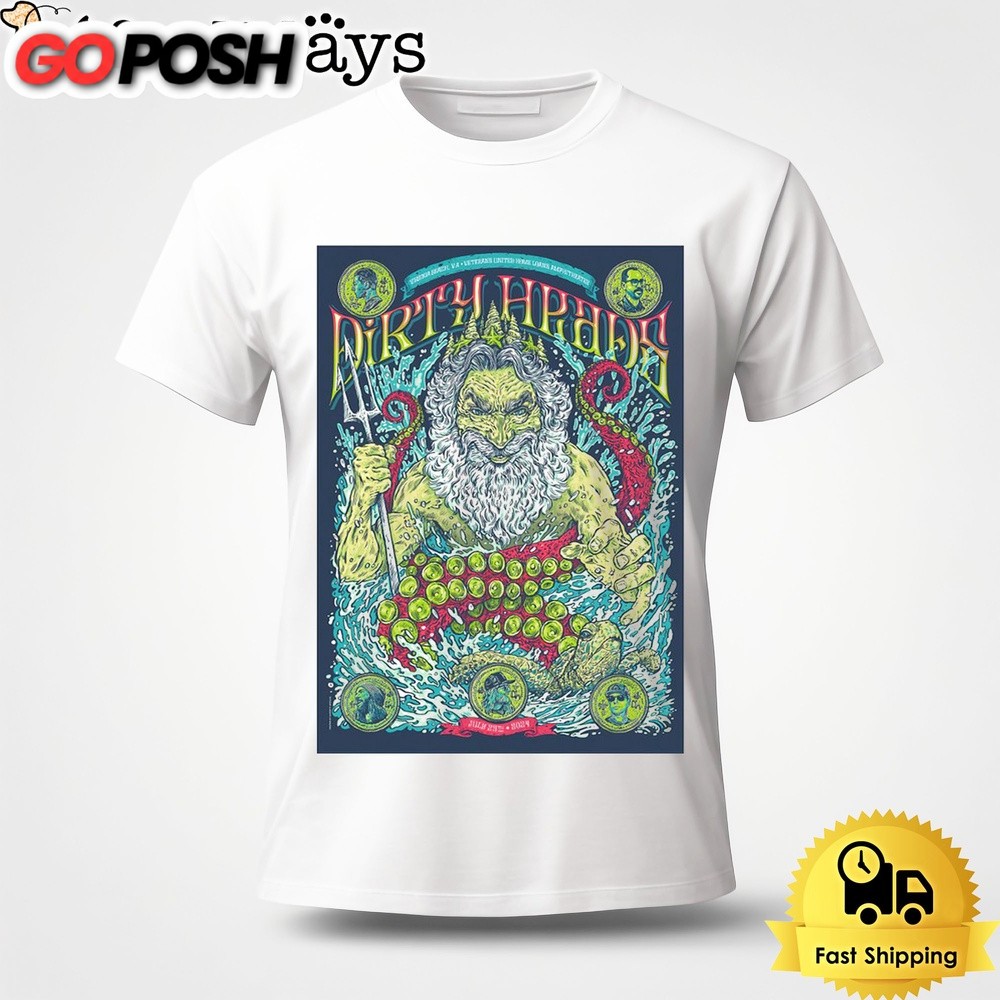 Dirty Heads At Veterans United Home Loans Amphitheater Virginia Beach On July 25 2024 Unisex T-Shirt