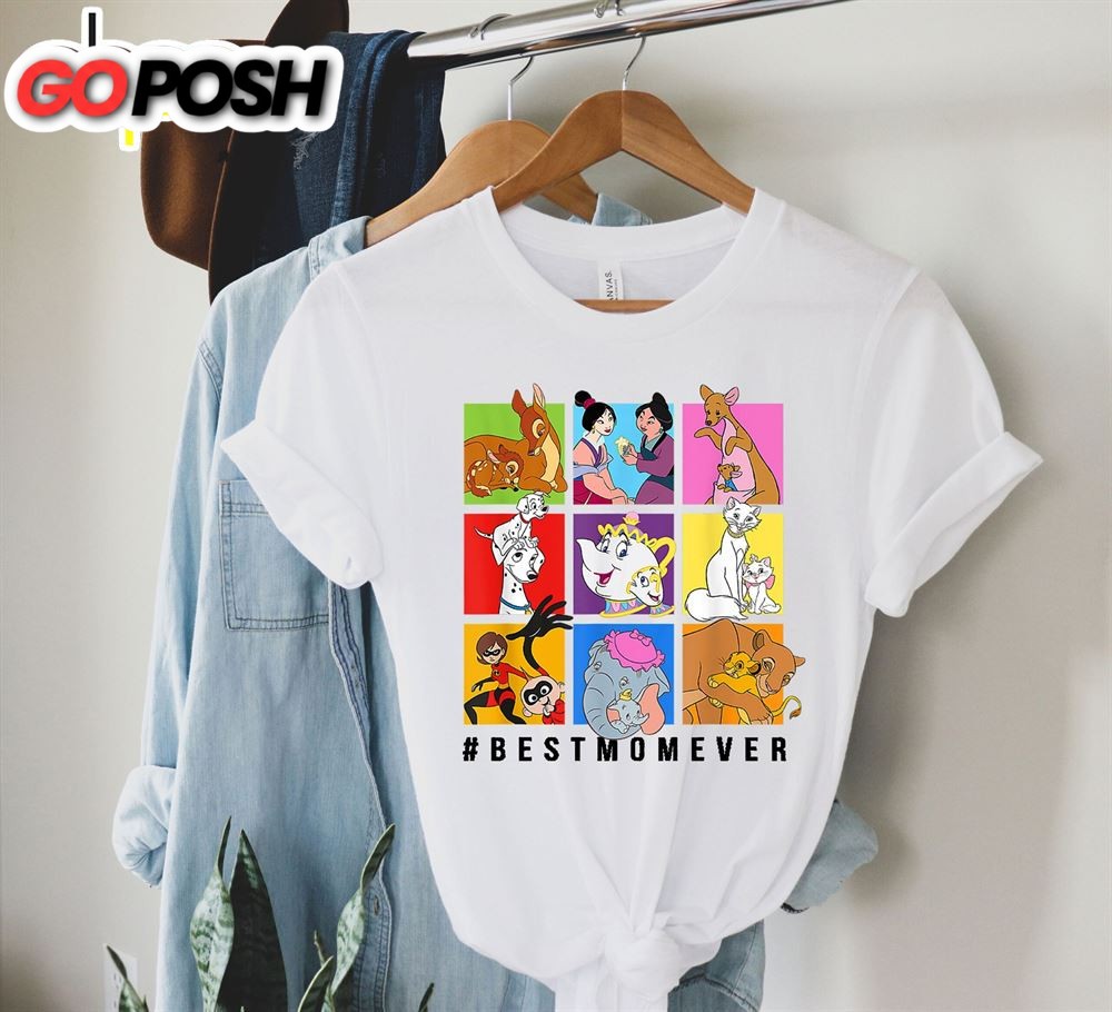 Disney Characters Best Mom Ever Shirt For T-Shirt