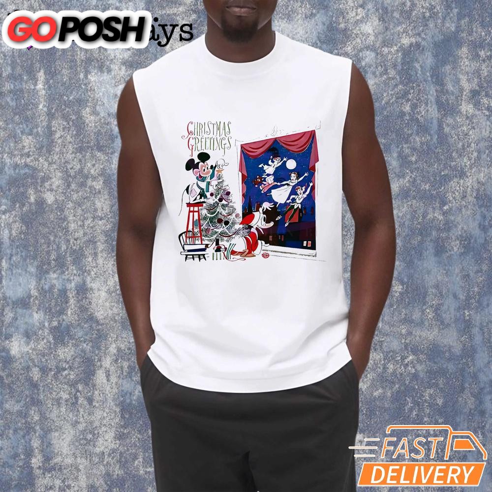 disney-christmas-mickey-donald-duck-peter-pan-t-shirt-prt60l7e Disney Christmas Mickey Donald Duck Peter Pan T-Shirt