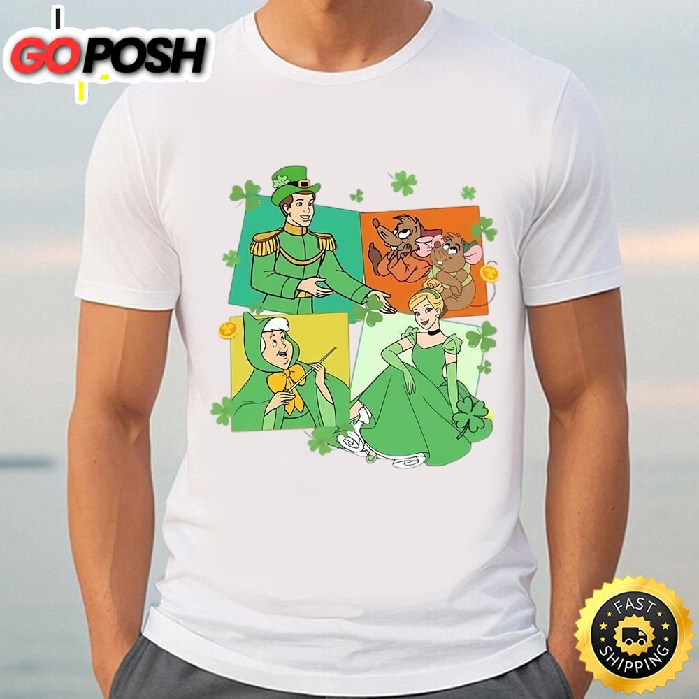 Disney Cinderella Princess St Patricks Day Shirt