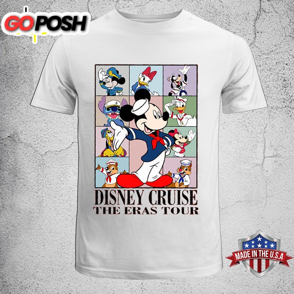 Disney Cruise The Eras Tour Mickey And Friends Family Trip 2025 Unisex T-Shirt
