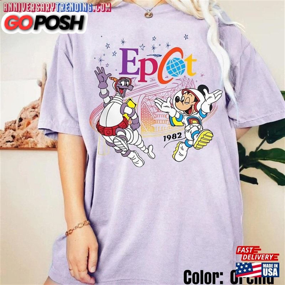 Disney Epcot Center 1982 Shirt Mickey And Friends Family Trip T-Shirt