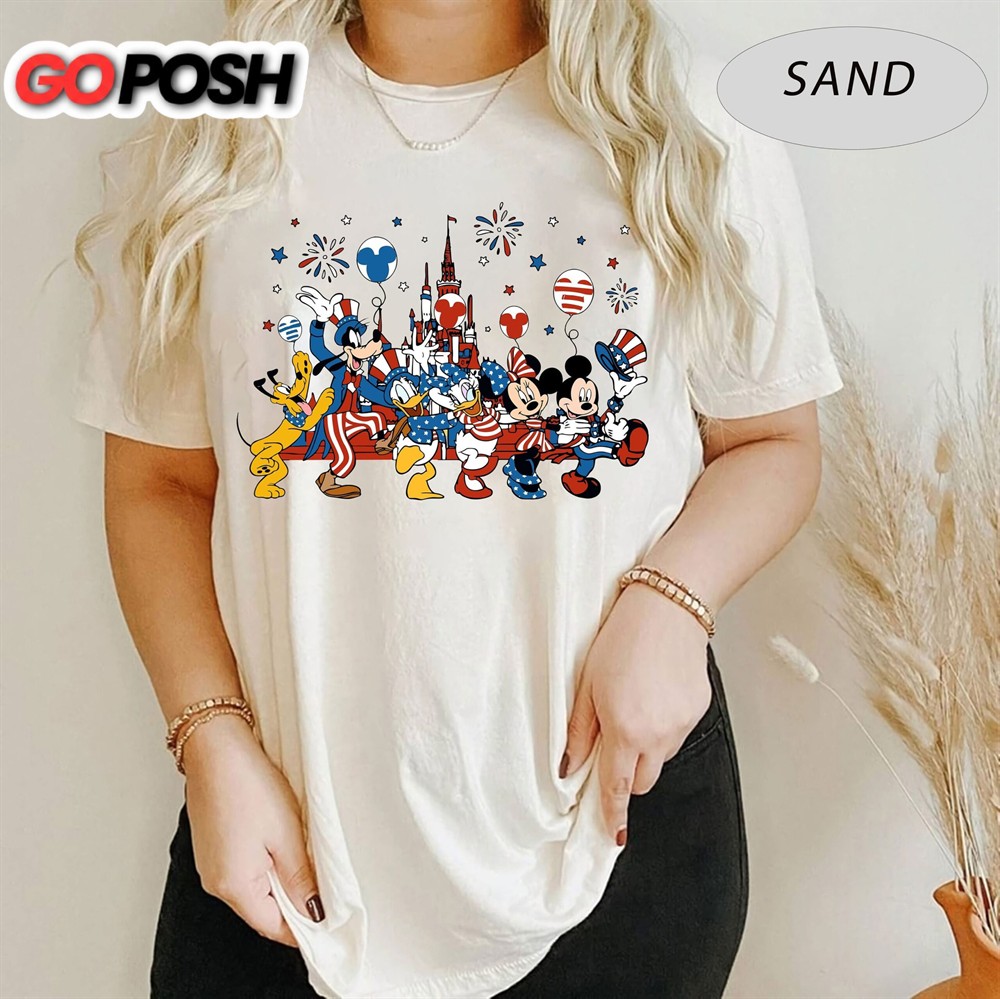Disney Freedom Mickey Mouse And Friends 4th Of July Shirt