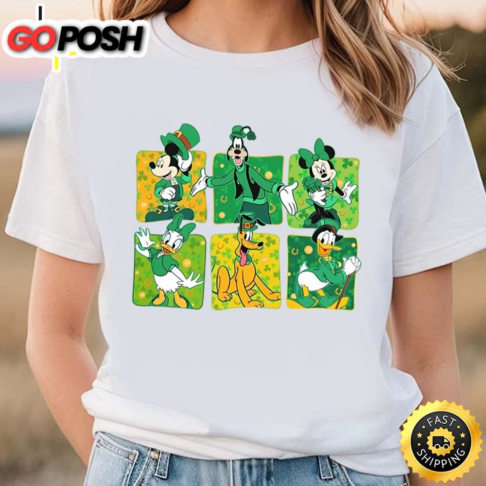 Disney Kingdom Mickey And Friends St Patricks Day Shirt