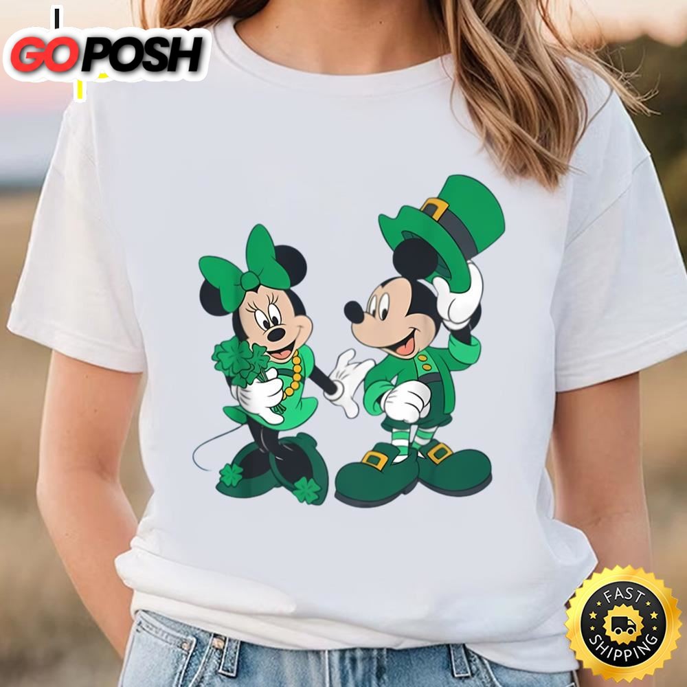 Disney Leprechaun Mickey Minnie Shamrock St. Patricks Day Premium…