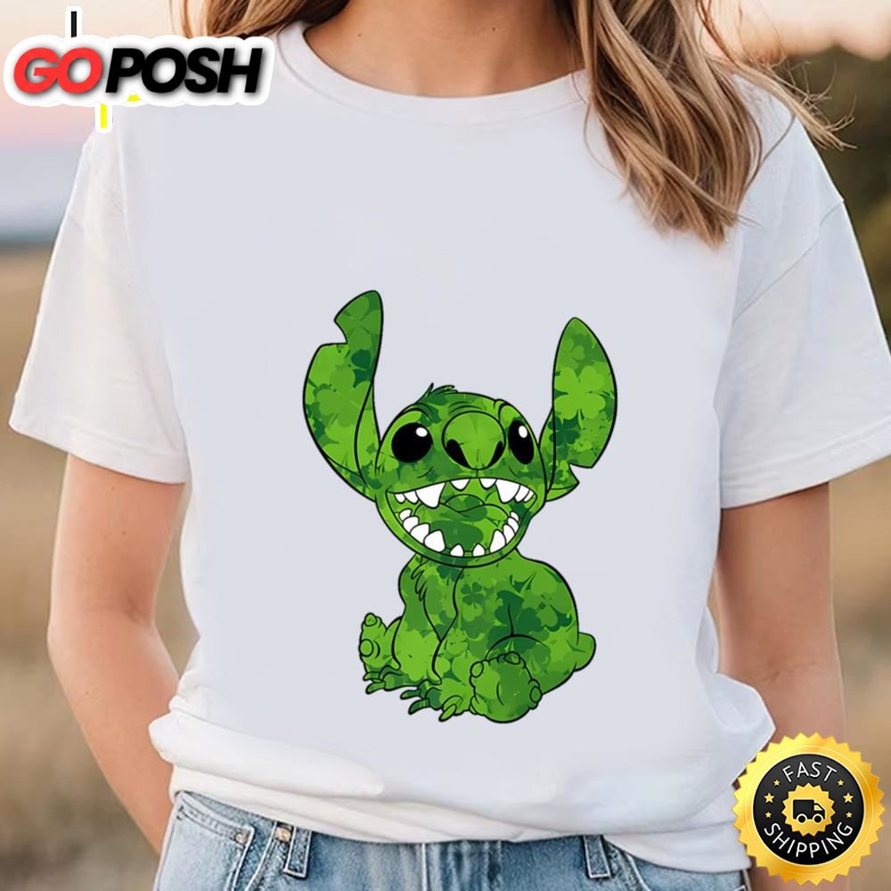 Disney Lilo And Stitch St. Patricks Day Stitch T-Shirt