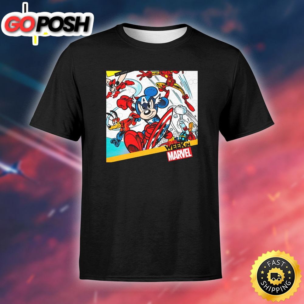 Disney & Marvel Mickey And Friends Were Avengers Unisex T-shirt