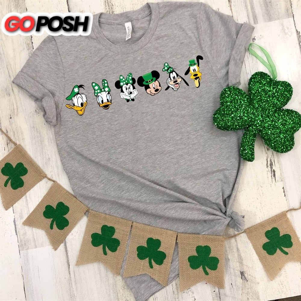 Disney Mickey And Friends St Patrick Day Shirt For Kids