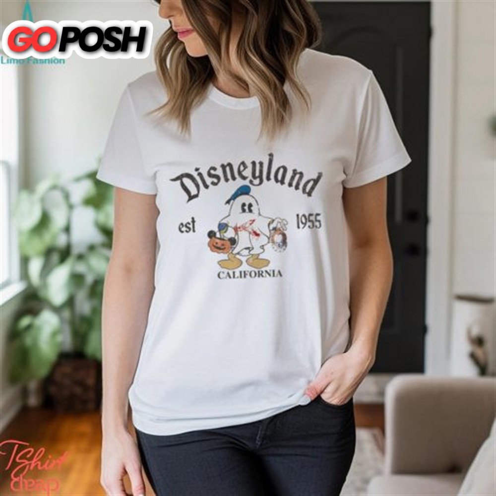 Disney Mickey Halloween Comfort Colors Shirt And Friend Ghost Unisex Classic