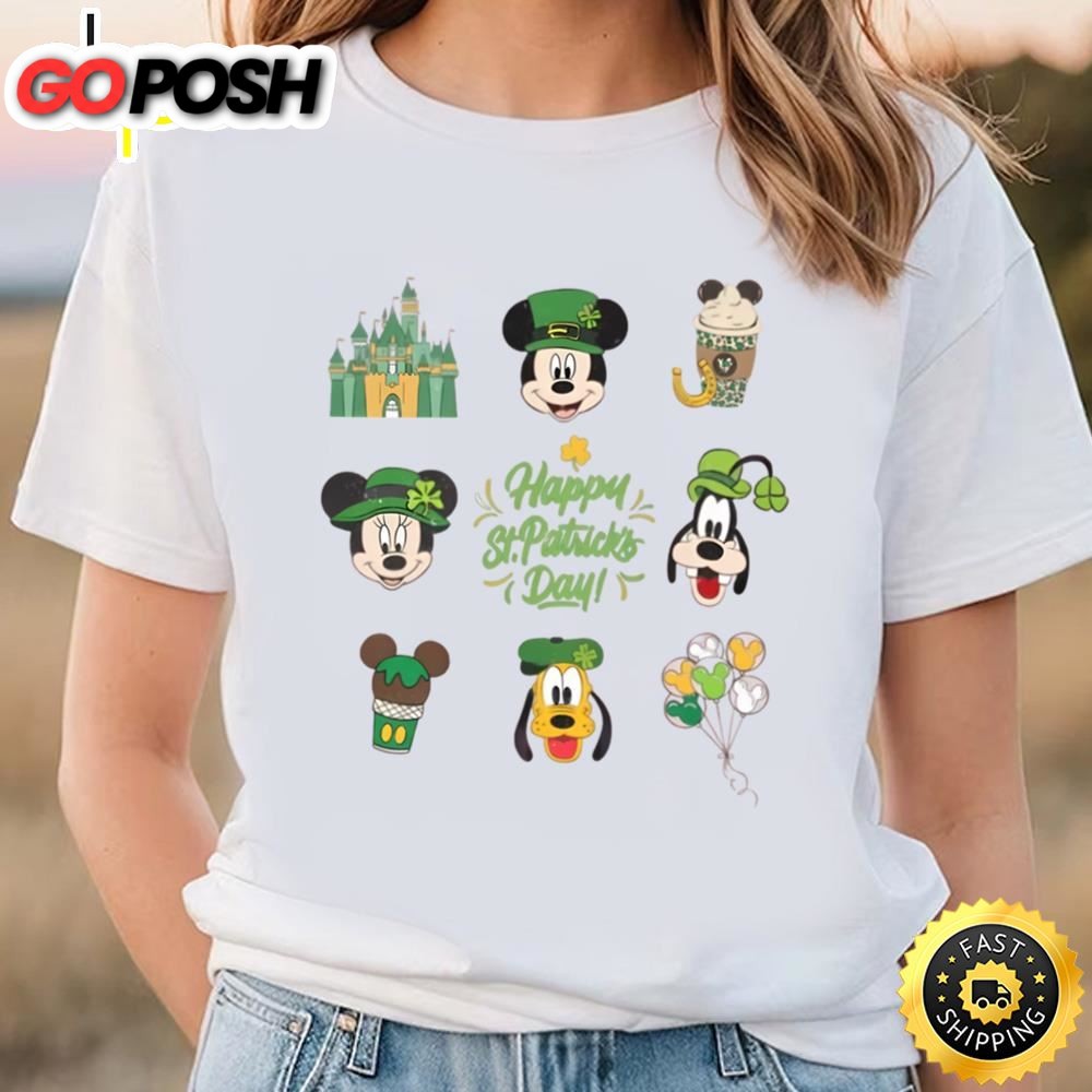 Disney Mickey Mouse And Friends Goofy Shamrock St. Patricks Day…