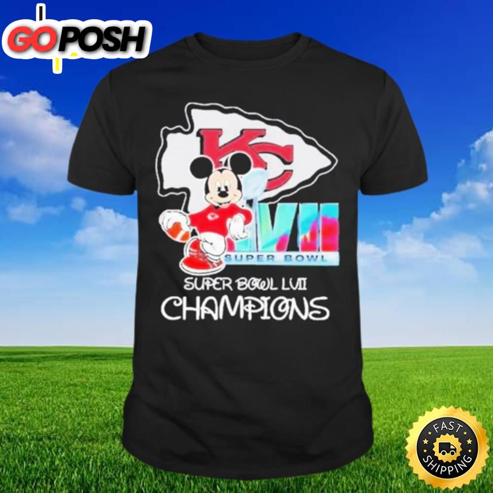 Disney Mickey Mouse Super Bowl Champions Kansas City Chiefs T-shirt