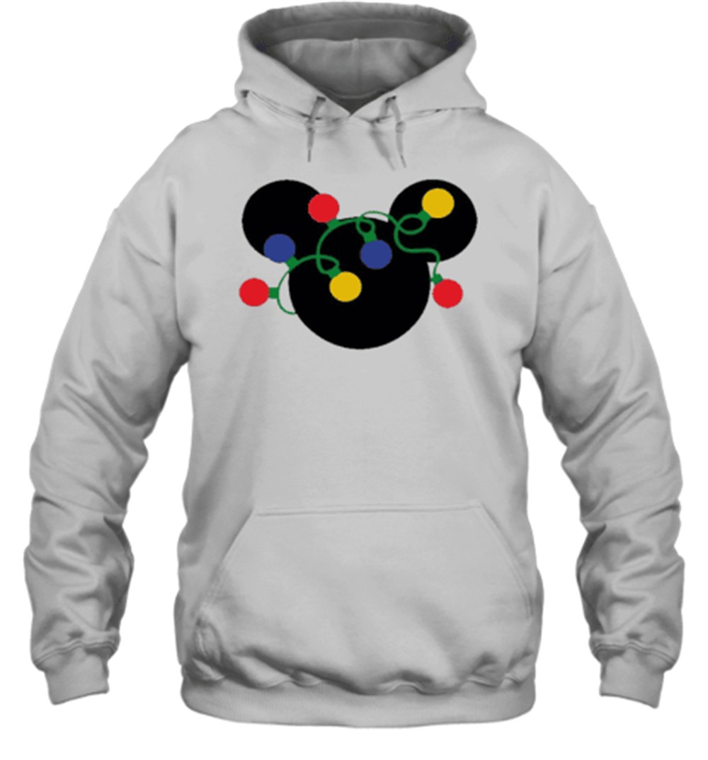 Disney Minnie Head Christmas Light T-Shirt