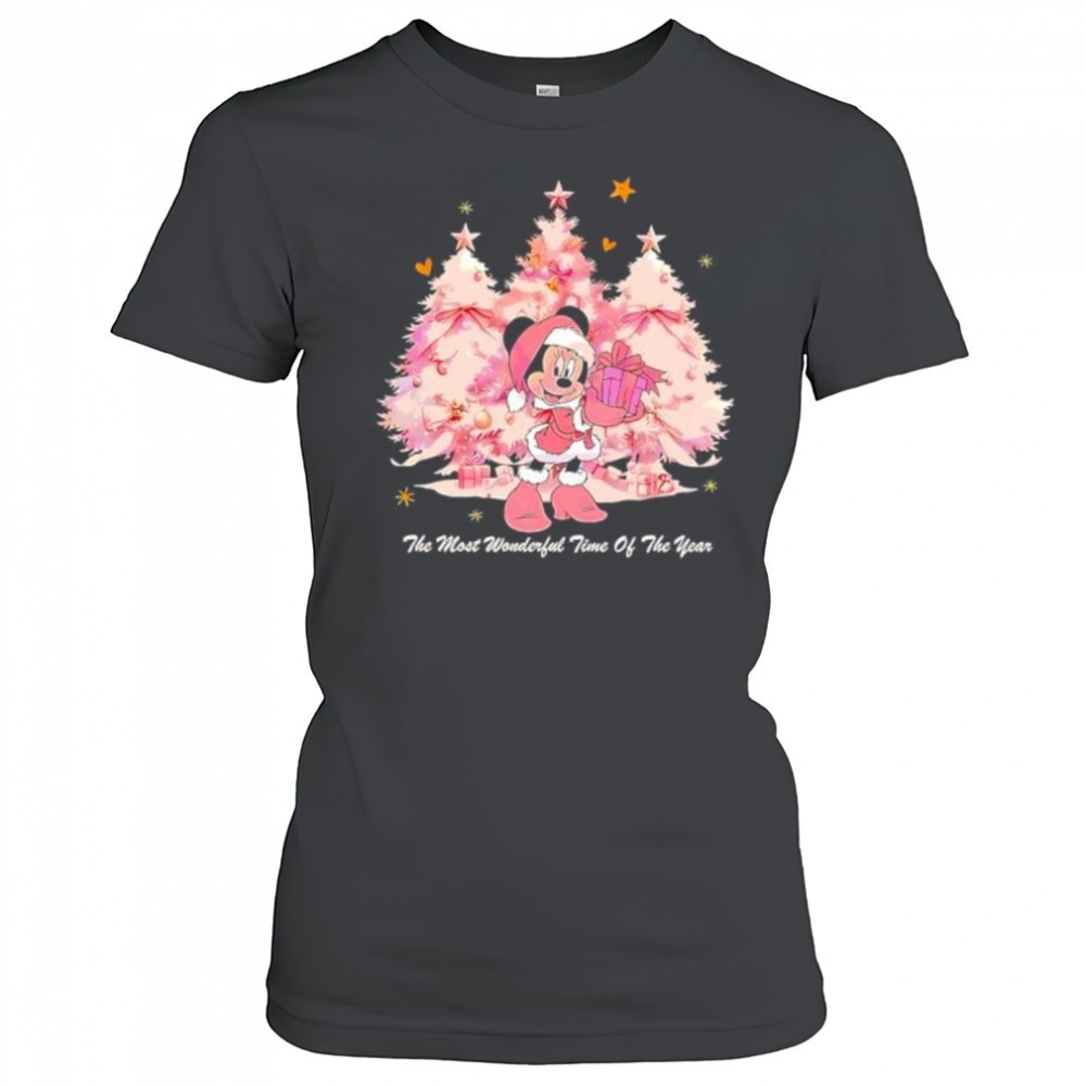 disney-minnie-mouse-christmas-pink-tree-the-most-wonderful-time-of-the-year-shir-e3j9rzk4 Disney Minnie Mouse Christmas Pink Tree The Most Wonderful Time Of The Year shirt