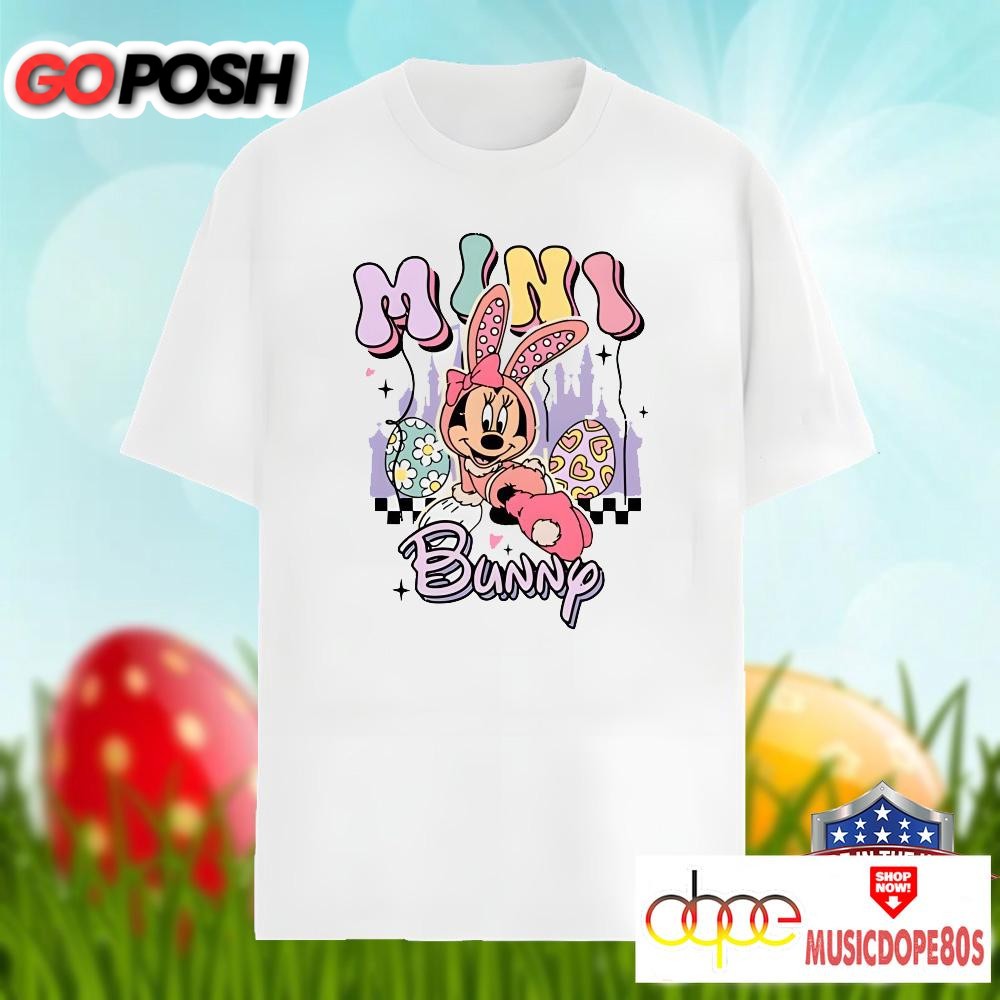 Disney Minnie Mouse Mini Bunny Easter Day Shirt Idea