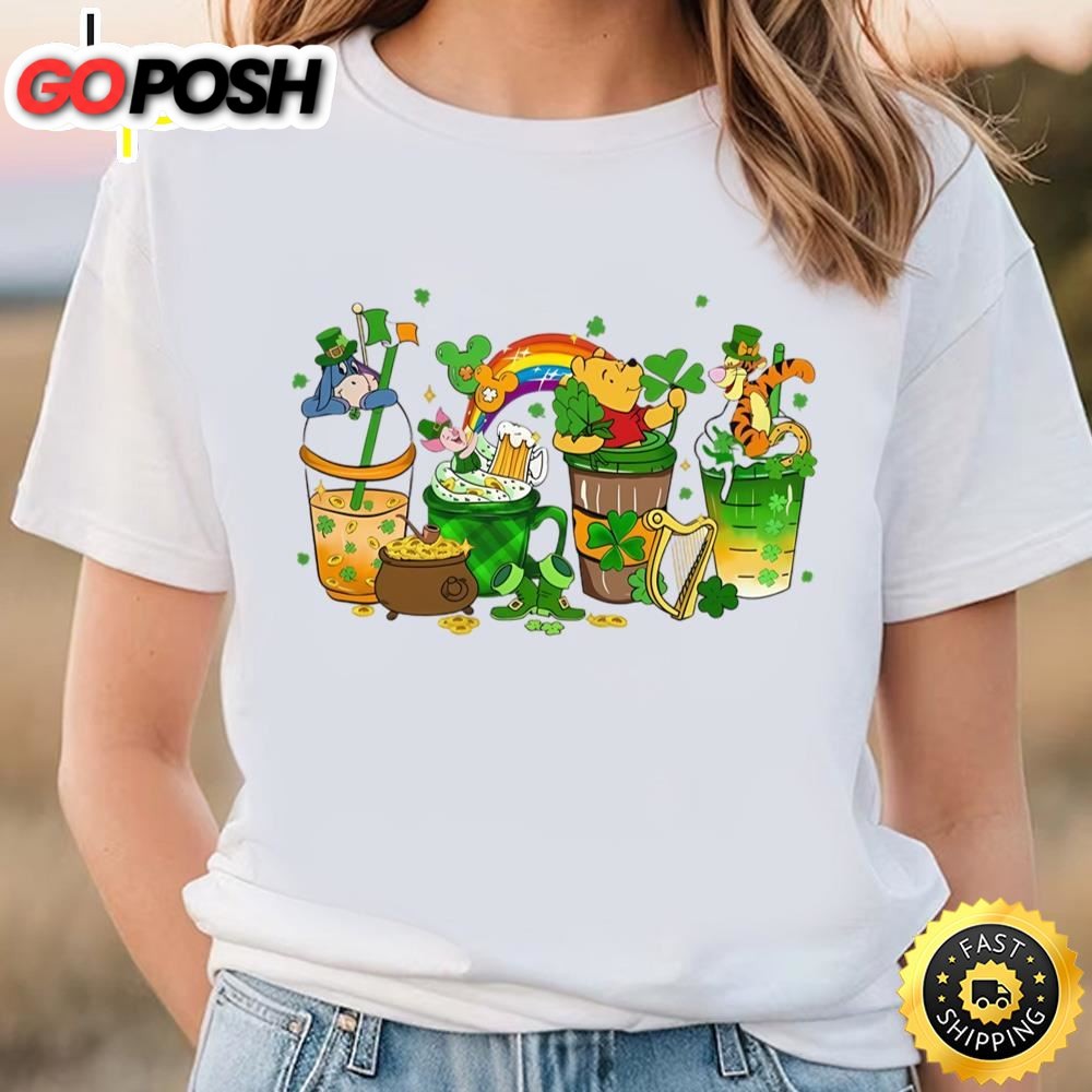 Disney Pooh And Friends St Patricks Day T-shirt