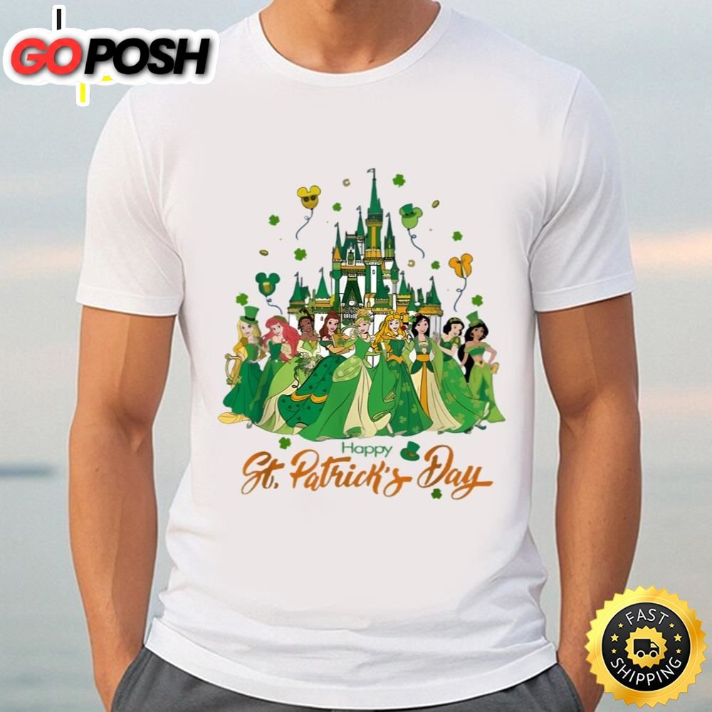 Disney Princess Happy St. Patricks Day Shirt