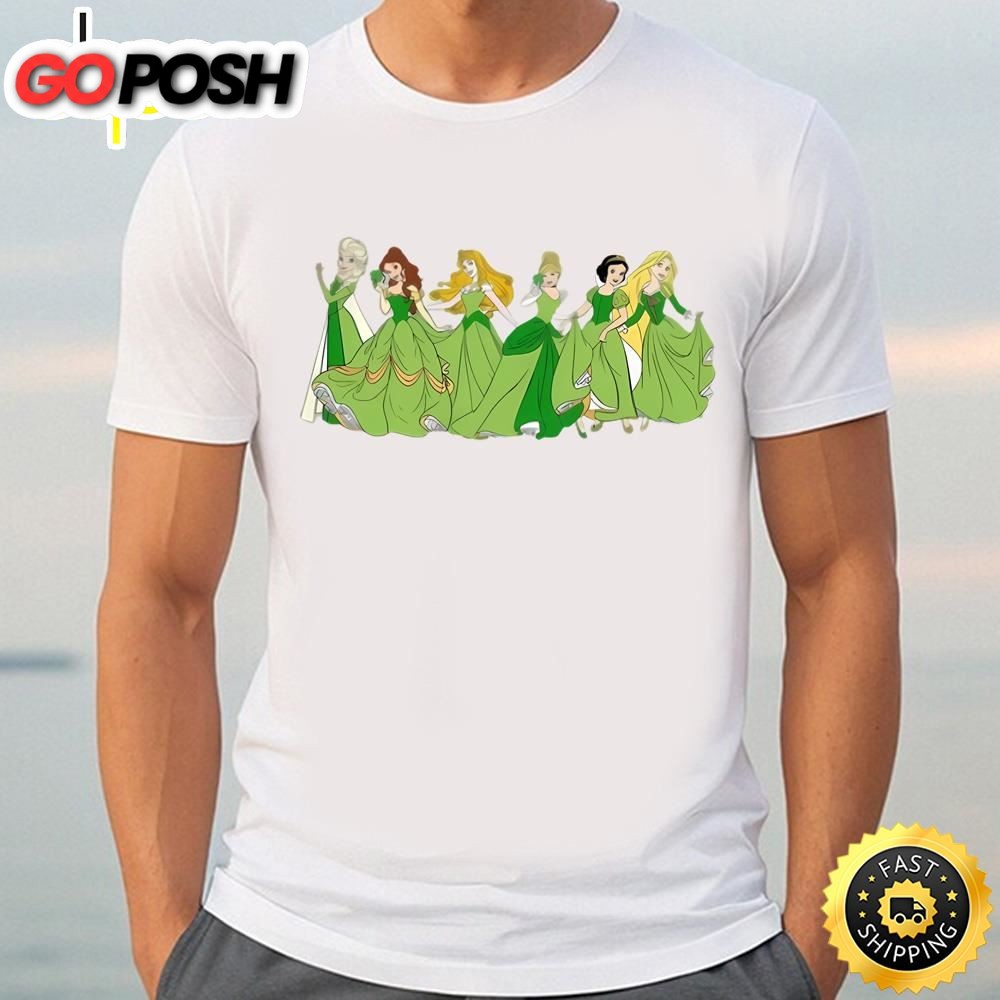 Disney Princess Happy St. Patricks Day T-Shirt