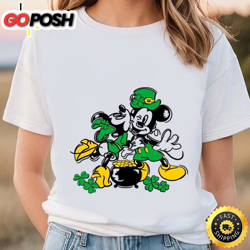 Disney St Patrickâ€™s Shirt, Minnie And Mickey St Patricks Shirt