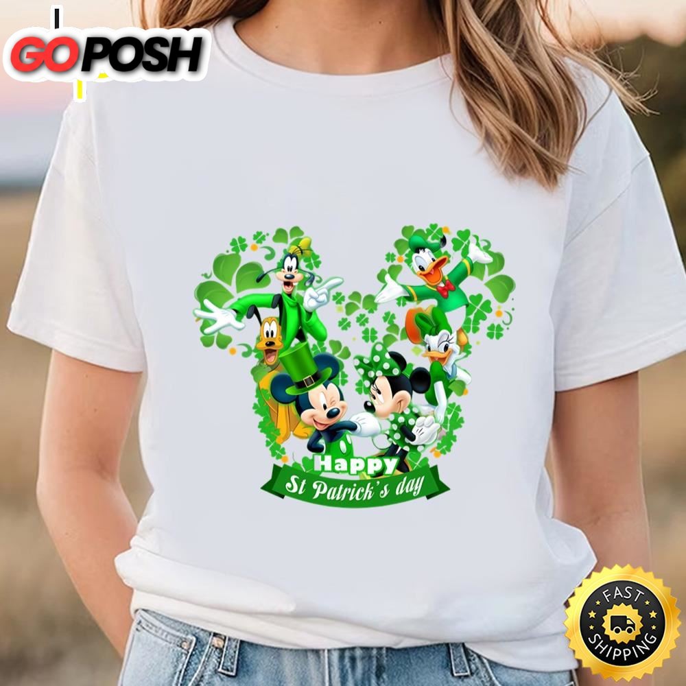 Disney St. Patricks Day Shirts, Minnie And Mikey Lucky St…