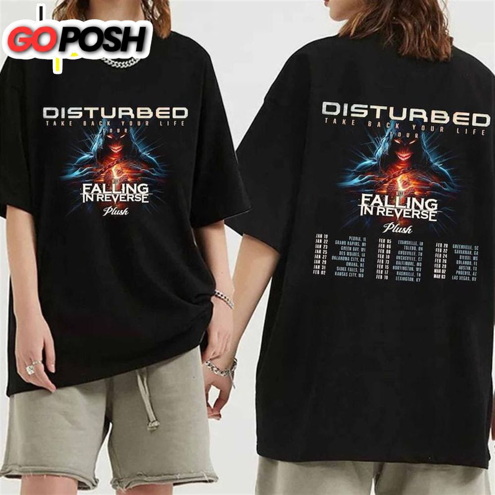 Disturbed 2024 Tour Shirt, Disturbed Band Fan Shirt