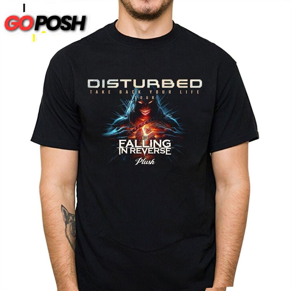 Disturbed Band Take Back Your Life Tour 2025 T-Shirt For Men Women