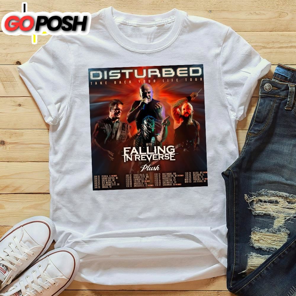 Disturbed Take Back Your Life Tour 2025 Continues Across The Usa T-Shirt