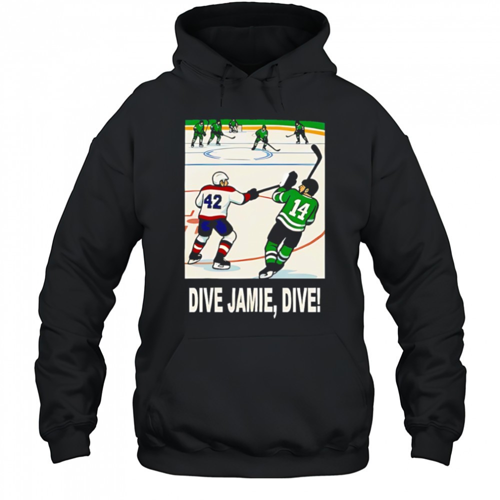 Dive Jamie Dive hockey shirt