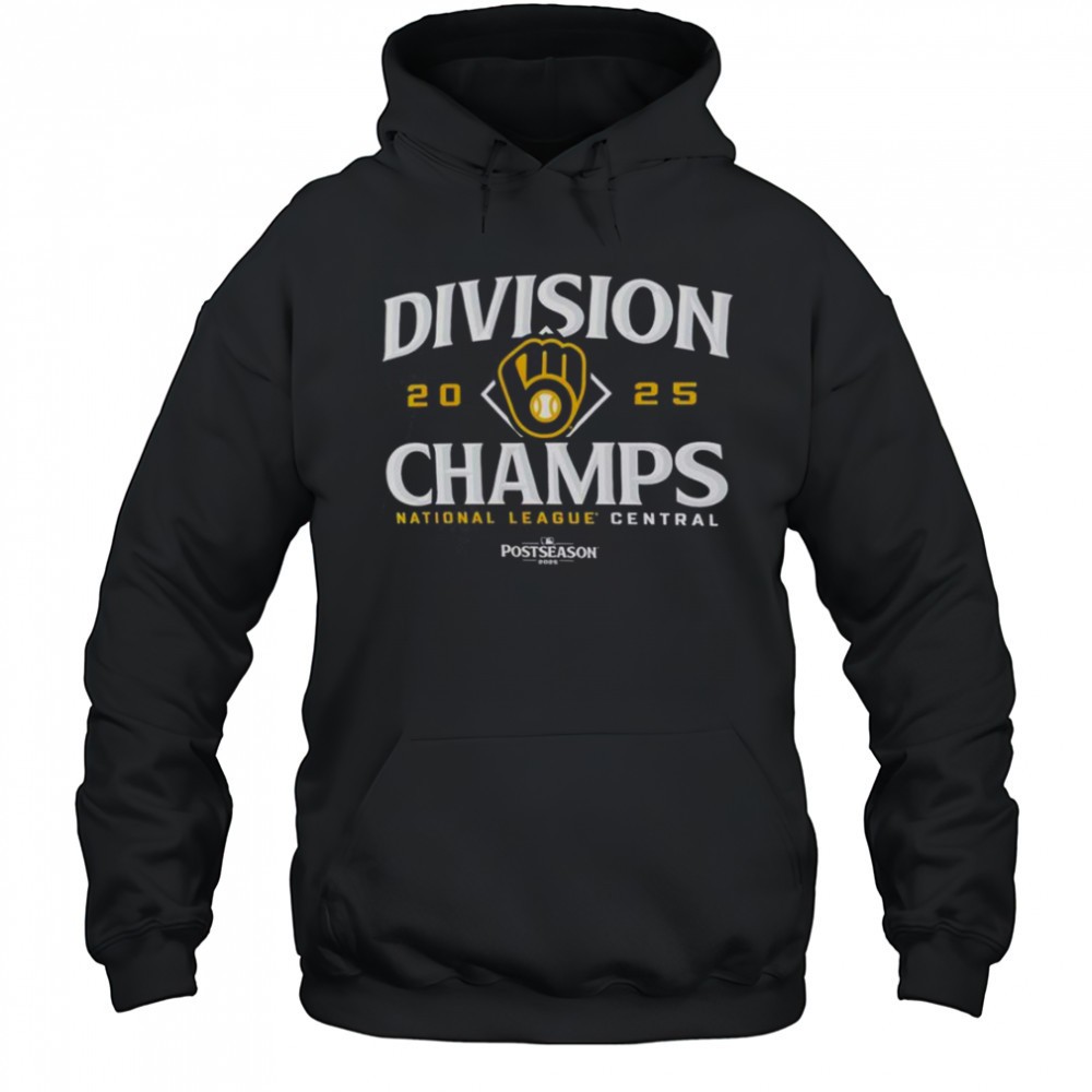 Division Champions Milwaukee Brewers 2025 Postseason National League Central T-Shirt