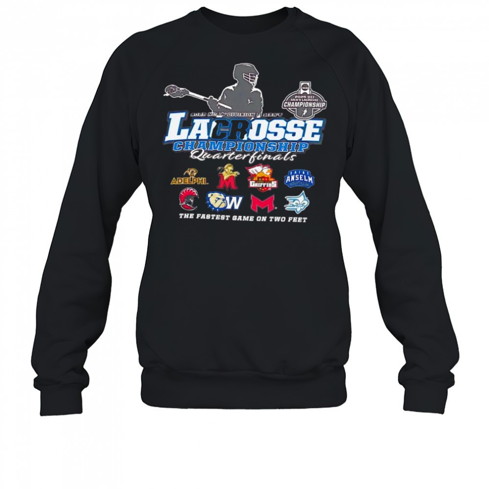 division-ii-mens-lacrosse-quarterfinals-2025-shirt-t018psua Division II Mens Lacrosse Quarterfinals 2025 shirt