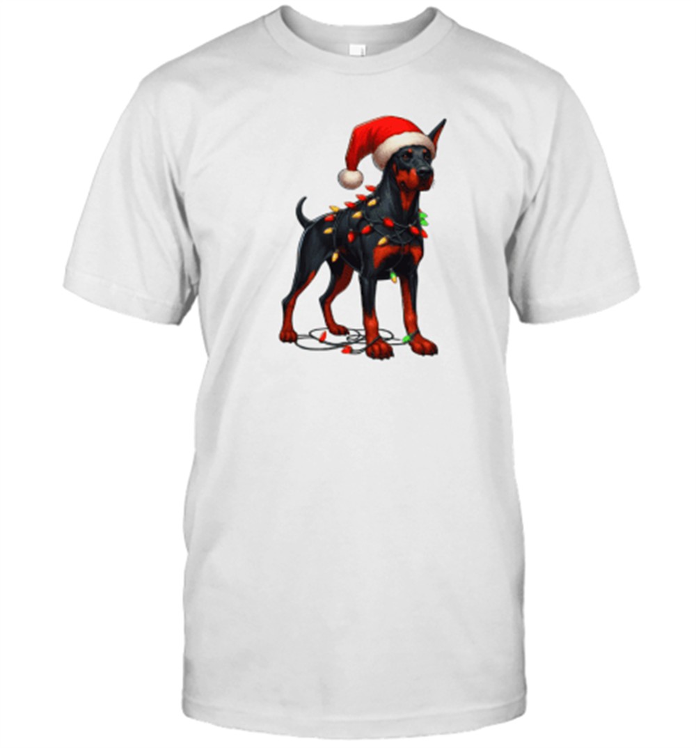 dobermann-dog-christmas-t-shirt-86hbngfb Dobermann Dog Christmas T-Shirt